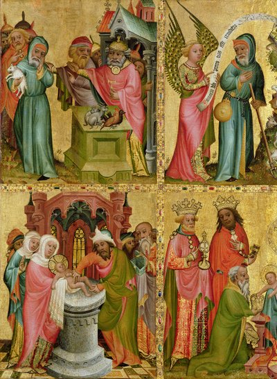 Il sacrificio di Gioacchino e la circoncisione di Cristo, dall